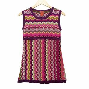 Missoni for Target Purple Multicolor Knit Dress Sz XL Girls